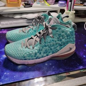 Pink and Mint | Lebron 17s